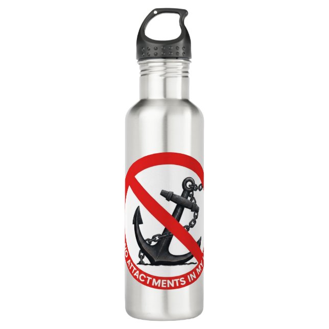 No attachments in my life 710 ml water bottle (Front)