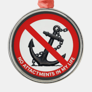 No attachments in my life metal tree decoration