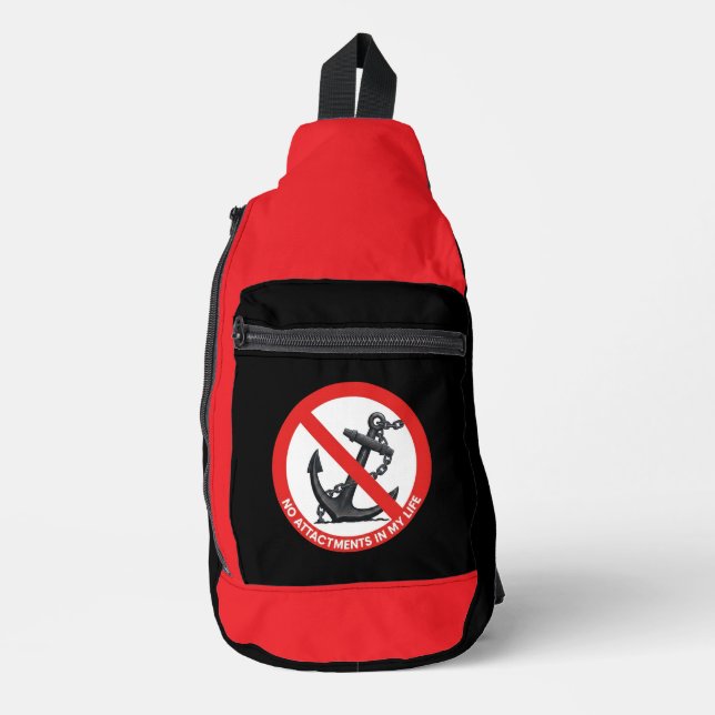 No attachments in my life sling bag (Front)