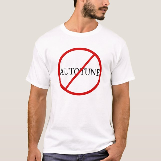 No Autotune T-Shirt (Front)