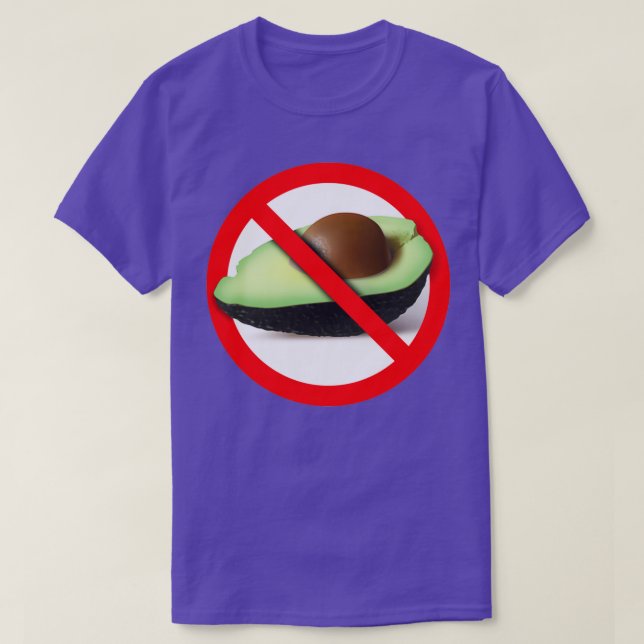 No Avocado T-Shirt (Design Front)
