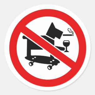 No Awesome Dogs Classic Round Sticker
