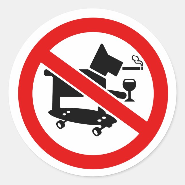 No Awesome Dogs Classic Round Sticker (Front)
