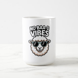 No Baa-d Vibes Sheep Coffee Mug