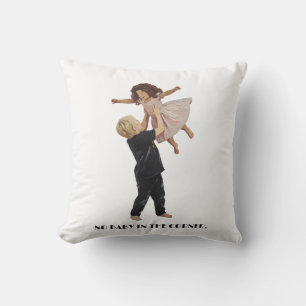 No Baby in the Corner Cute Cartoon Babies Dance Cushion