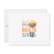 No back to School - homeschooled