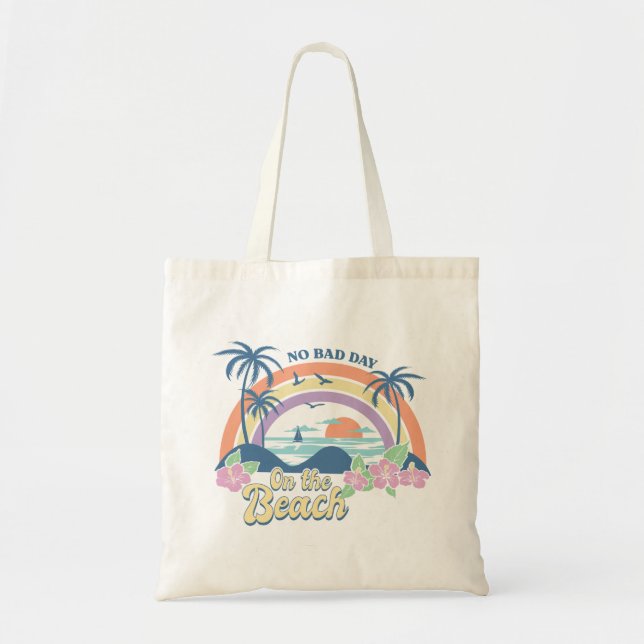 No Bad Day On The Beach Tote Bag (Front)