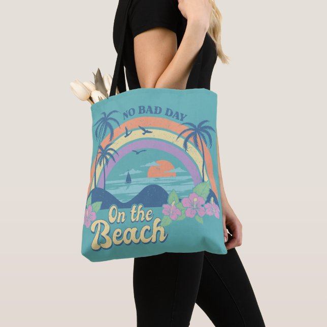 No bad day on the beach  tote bag (Close Up)
