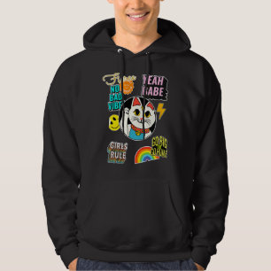 No Bad Vibes Cute Cat Hoodie