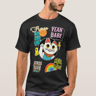 No Bad Vibes Cute Cat T-Shirt