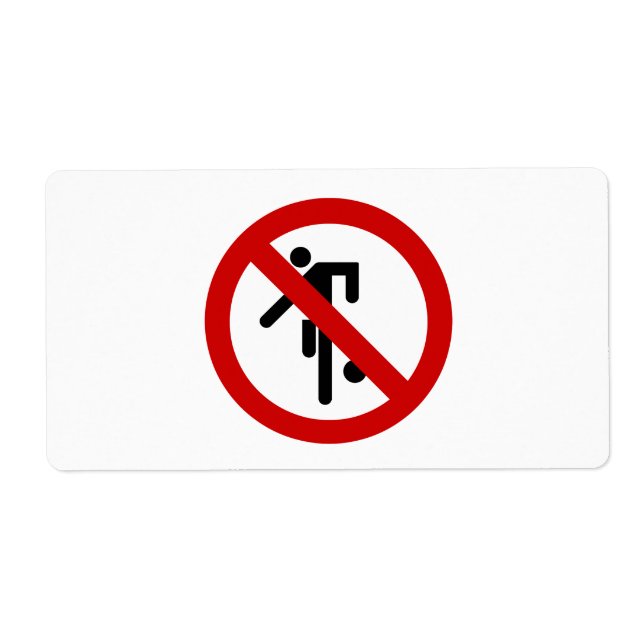 NO Ball Games ⚠ Thai Park Sign ⚠ (Front)