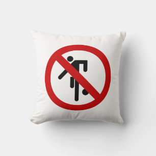 NO Ball Games ⚠ Thai Park Sign ⚠ Cushion