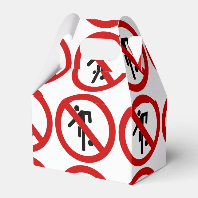 NO Ball Games ⚠ Thai Park Sign ⚠ Favour Box (Front Side)