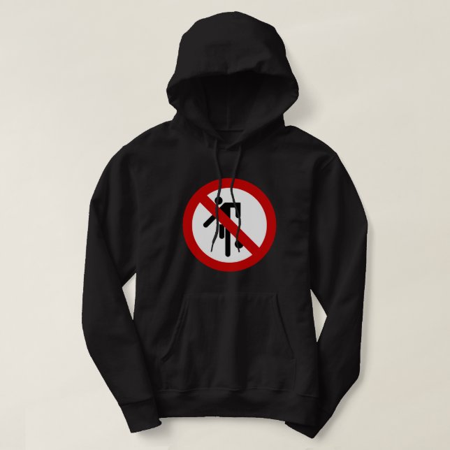 NO Ball Games ⚠ Thai Park Sign ⚠ Hoodie (Design Front)