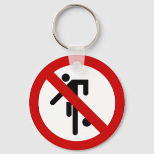 NO Ball Games ⚠ Thai Park Sign ⚠ Key Ring