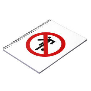 NO Ball Games ⚠ Thai Park Sign ⚠ Notebook