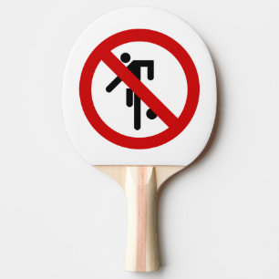 NO Ball Games ⚠ Thai Park Sign ⚠ Ping Pong Paddle