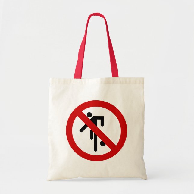 NO Ball Games ⚠ Thai Park Sign ⚠ Tote Bag (Front)