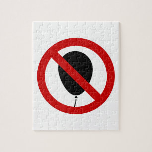 NO Balloon ⚠ Thai Sign ⚠ Jigsaw Puzzle