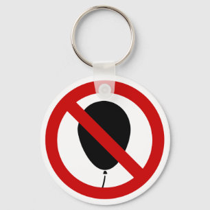 NO Balloon ⚠ Thai Sign ⚠ Key Ring