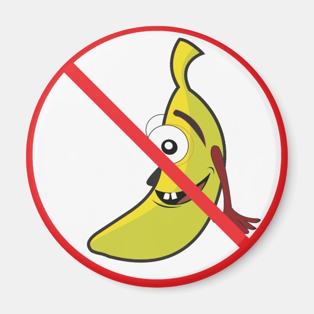No Bananaheads! Magnet (Front)