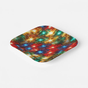 No Batteries Required Christmas Lights  Paper Plate