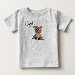 No! Bear Baby T-Shirt