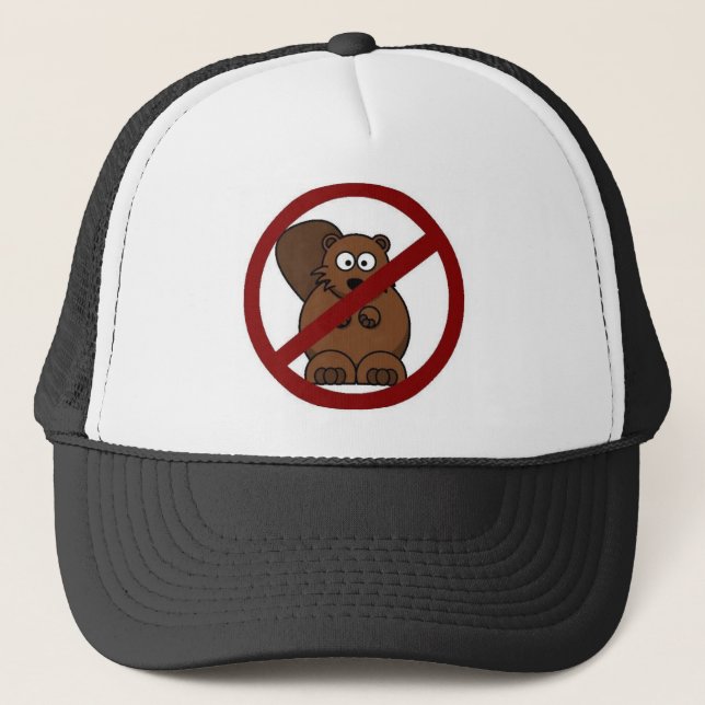 no beavers trucker hat (Front)