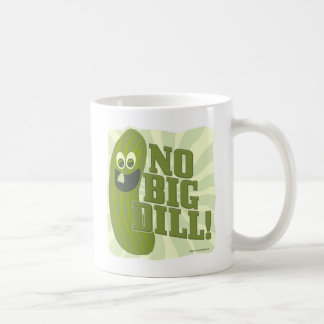 No Big Dill Fun Pickle Pal Cute Character Art Coffee Mug