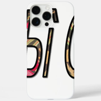 "No Bigiji" Text Art Print iPhone 16 Pro Max Case