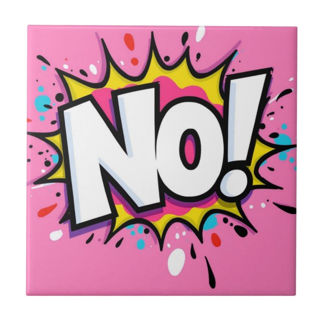 No Blasted In Pink Tile (Front)