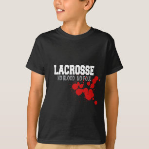 No Blood No Foul Lacrosse Kids T-Shirt