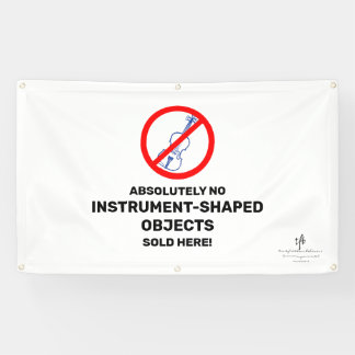 No Blue Violins Local Music Store Banner