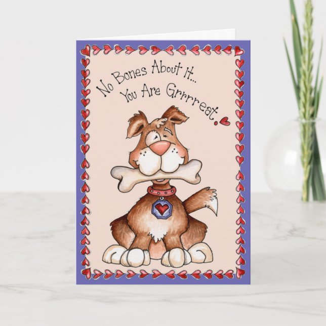 No Bones About It - Greeting Card (Front)