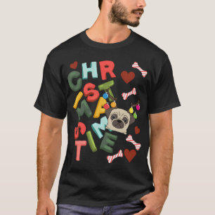 No Bones Day Dachshund Dogs Santa Hat Christmas Do T-Shirt
