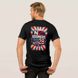 No Boomers 2028- Men's Tri-Blend Shirt