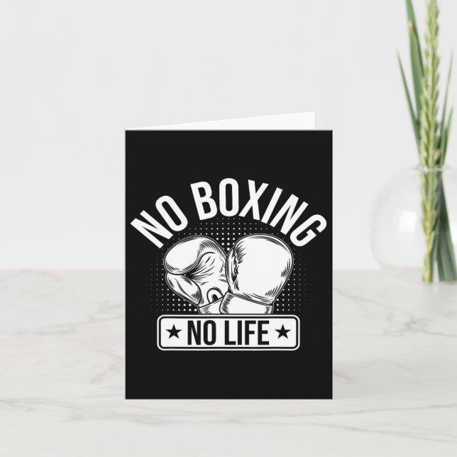 No Boxing No Life 1  Card (Front)