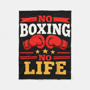 No Boxing No Life Boxing Gloves Boxing Gloves _3 Fleece Blanket