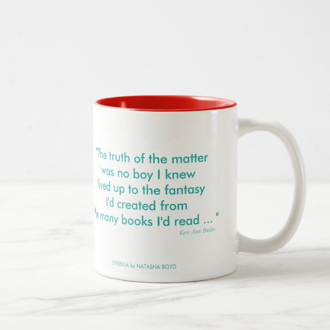 No Boy I knew! Jack Eversea Heart Mug (Right)