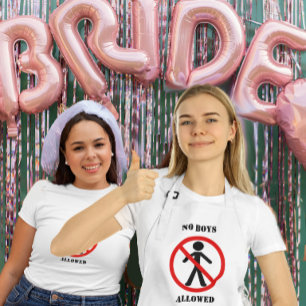 No Boys Allowed Standard Apron