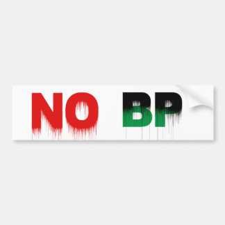 No BP Bumper Sticker