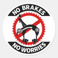No Brakes No Worries Fixed Gear BMX Track