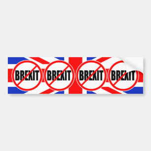 "NO BREXIT" BUMPER STICKER