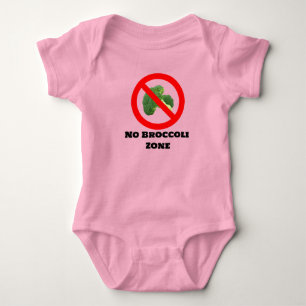 No Broccoli  Baby Bodysuit