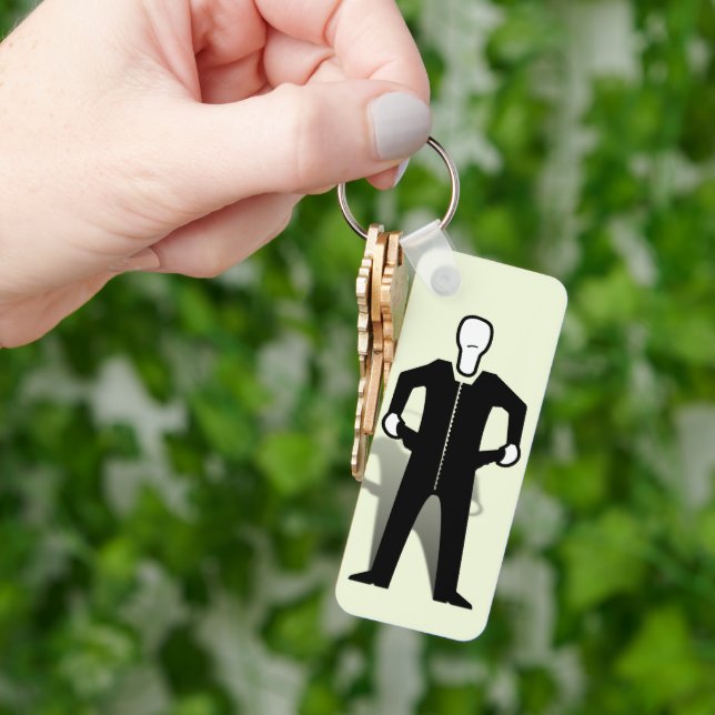 No Budget No Money Just Empty Pockets Key Ring (Hand)