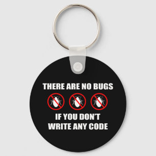 No bugs No code Key Ring