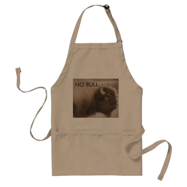 No Bull ~American Buffalo BBQ Apron (Front)
