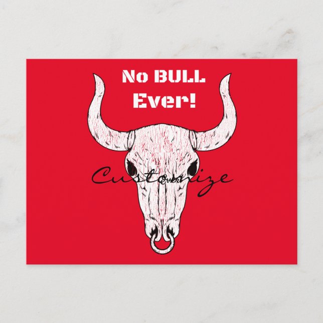 No Bull Ever Thunder_Cove Postcard (Front)