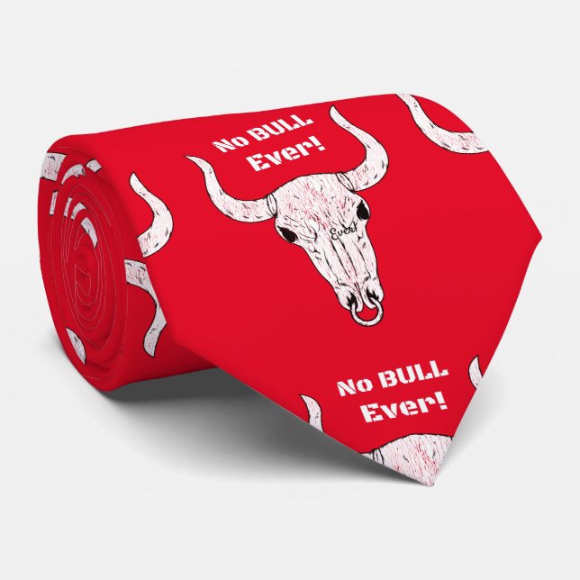 No Bull Ever Thunder_Cove Tie (Rolled)