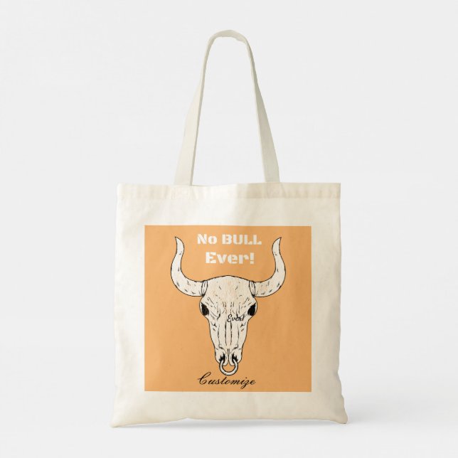 No Bull Ever Thunder_Cove Tote Bag (Back)